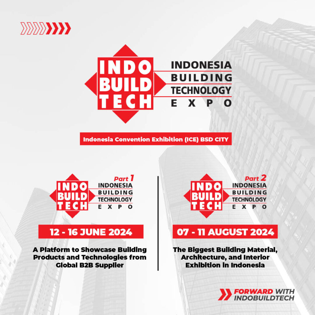 Poster IndoBuildTech atau Indonesia Building Technology 2025